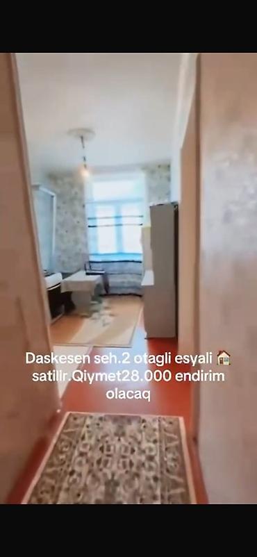 ucuz evlerin satışı: Daşkəsən şəhərində, tam əşyalı 2 otaqlı mənzil satılır — 9