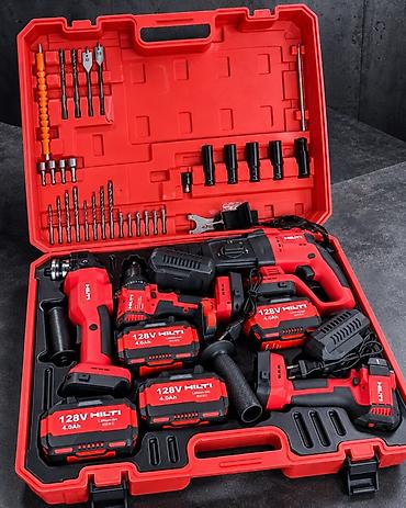 Инструменты: Аккумуляторный набор электроинструмента HILTI в кейсе Состав набора — 1