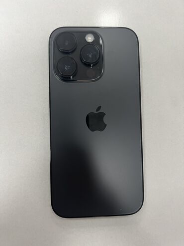 Apple iPhone: IPhone 14 Pro, Б/у, 128 ГБ, Черный, Защитное стекло, Чехол, 81 %