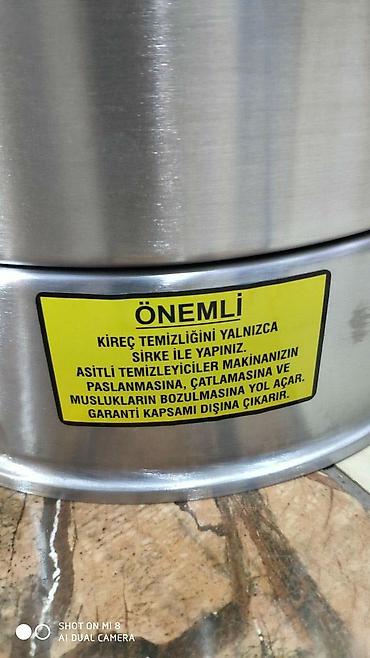 Samovarlar: Elektrik samovar Damla turk istehsali iki novu var Qowa krantli:. 4 — 6