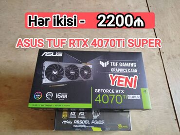 komputer hisseleri: Videokart Asus GeForce RTX 4070 Ti, 16 GB, Yeni