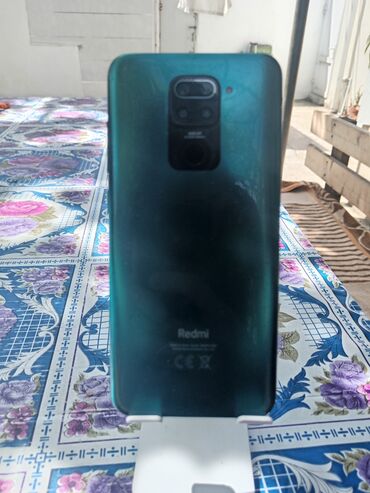 Xiaomi: Xiaomi Redmi Note 9, 64 ГБ, цвет - Синий, 
 Отпечаток пальца, Face ID