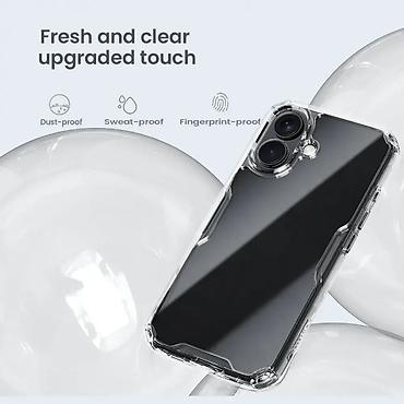 Maske i futrole za telefone: Maska Nillkin Nature Pro za iPhone 16 6.1 transparent. Uz brzu dostavu — 12