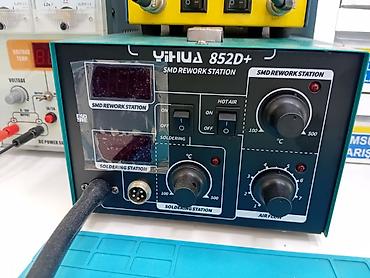 Avtomobil üçün alətlər: YIHUA 852D+ SMD Rework Station - 2-in-1 lövhə təmiri stansiyası: isti — 2