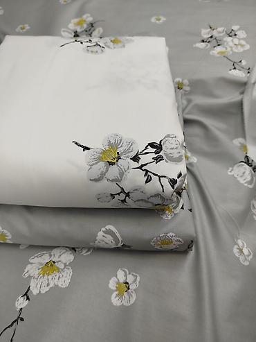 Комплекты постельного белья: Постельное бельё из сатина-жаккарда (страйп-сатин) - Материал — 6