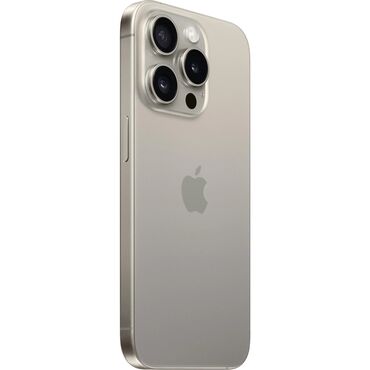 Apple iPhone: IPhone 15 Pro, Скидка 10%, Б/у, 512 ГБ, Natural Titanium, Зарядное устройство, Защитное стекло, Чехол, 92 %