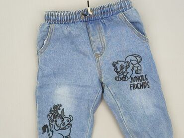 legginsy 68: Denim pants, Disney, 9-12 months, condition - Good