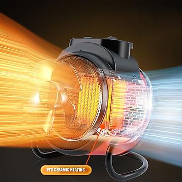 Тепловые пушки: Тепловая пушка Электрическая, более 2000 Вт, Термостат — 9