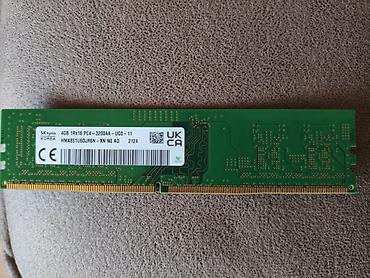 Оперативная память (RAM) для ПК: SK hynix DDR4 masaüstü RAM modulları ddr4 8 gb -60 azn ddr4 4gb - 40 — 1