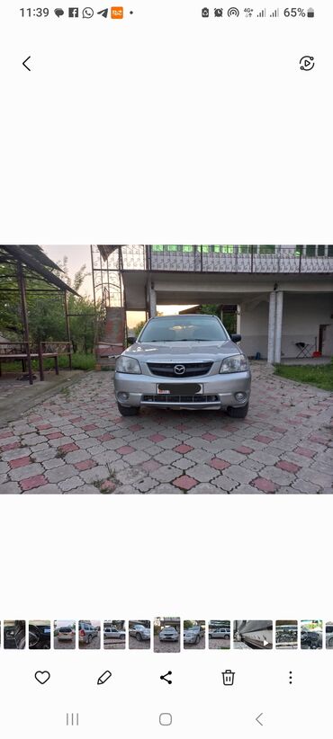 Mazda: Mazda Tribute: 2003 г., 2 л, Механика, Бензин, Внедорожник