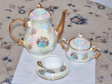 чайный набор: Чайный набор, Фарфор, Мадонна, 1 персон, Германия
