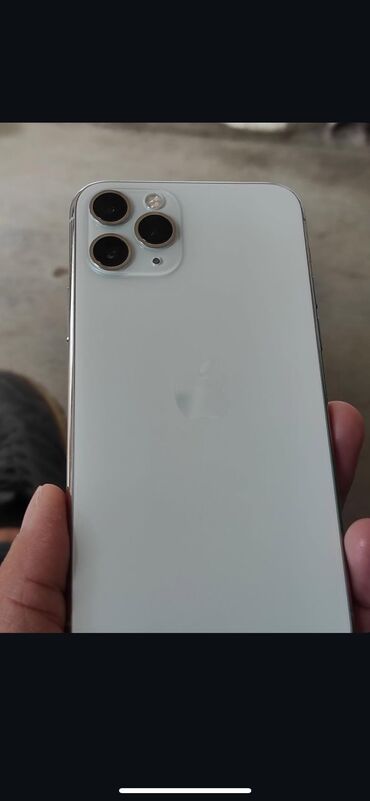 органайзер для телефонов: IPhone 11 Pro, Б/у, 64 ГБ, White Titanium, Защитное стекло, Чехол, 78 %
