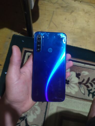 quba telfonlar: Xiaomi Redmi Note 8, 64 GB, rəng - Göy, 
 Face ID, Qırıq, Sensor