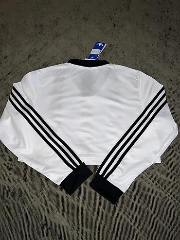 vikend torba: ADIDAS Adicolor Football Jacquard Crop Long-Sleeve Top vel. S — 6