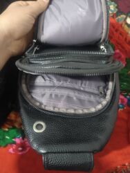 кошелек женский бишкек цена: Мужская нагрудная/поясная сумка (слинг) - Материал: черная фактурная at lalafo.kg кошелек женский бишкек цена: Мужская нагрудная/поясная сумка (слинг) - Материал: черная фактурная