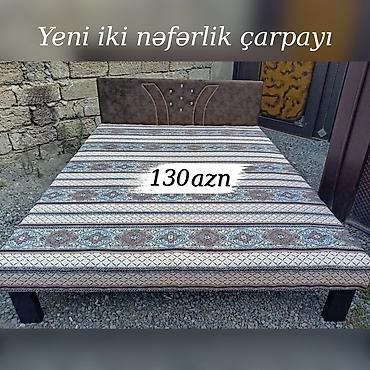 Çarpayılar: Təzə çarpayılar. 1 nəfərlik çarpayılar 65manat. 2 nəfərlik taxt — 7