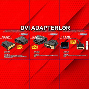 mini çanta: DVİ Adapterlər 🚚Metrolara və ünvana çatdırılma var, ❗ÖDƏNİŞLİDİR❗