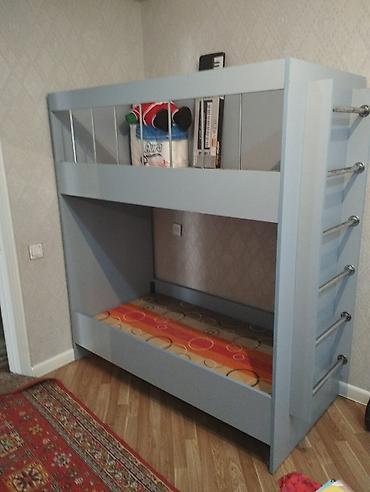 İki mərtəbəli uşaq çarpayısı - Material: MDF/laminat əsaslı lalafo.az -da İki mərtəbəli uşaq çarpayısı - Material: MDF/laminat əsaslı