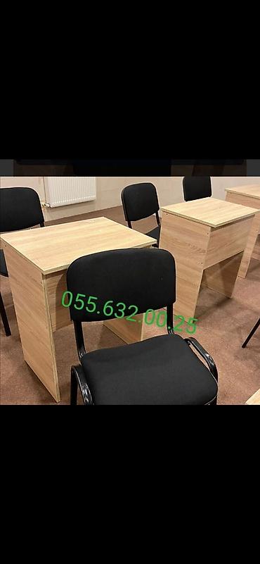 Ofis mebeli: Tədris kursları üçün stol stul dəstənin sexden birbaşa satiş — 9