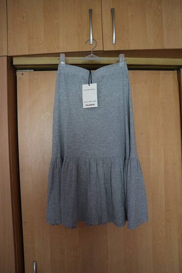 Юбки: Новая миди юбка Pull&bear Размер L (подойдет и на М) Длина юбки 70 — 2