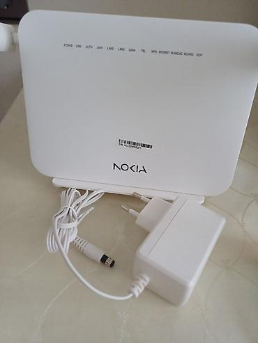 tp link 2 antenli modem: Nokia Wi‑Fi router - Rəng: ağ - İki xarici antena – siqnalın daha — 1