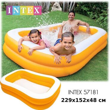 hava hovuzu: Надувной бассейн для детей и взрослых "Intex 57181 Mandarin Swim