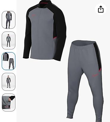 одежда спортивная: Мужской спортивный костюм, L, Nike, Новый, цвет - Серый, Самовывоз — 3