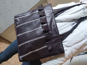 Torbe: Torba za rame, Carpisa, Materijal: Koža — 9