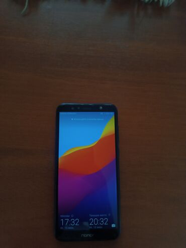 стиральная машина б: Honor 7C, Колдонулган, 32 ГБ, түсү - Көк, 2 SIM