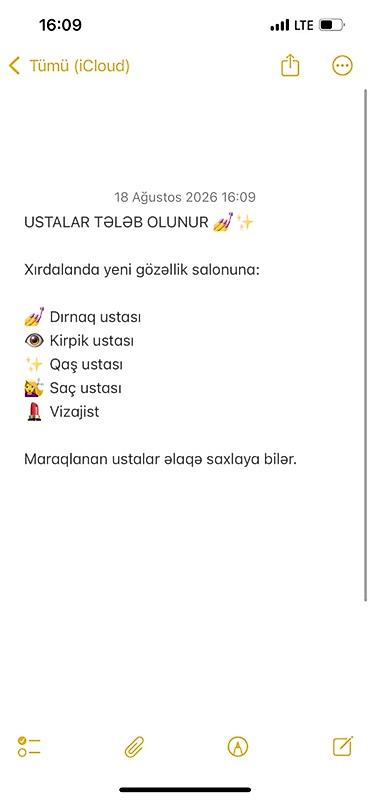 makeup model vakansiya: Xırdalanda yeni gözəllik salonu üçün ustalar tələb olunur: - Dırnaq — 1