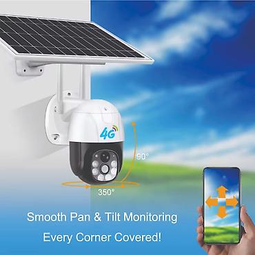 videomüşahidə: 4G Günəş panelii kamera (VC9-4G) Model Number	VC9-4G APP:	V380 pro — 3
