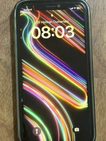 ikinci əl sac: IPhone 11, 64 GB, Qara, Barmaq izi, Simsiz şarj, Face ID