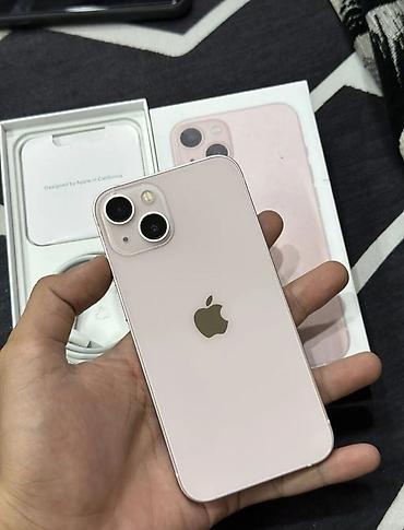 apple komputer qiymetleri: IPhone 13, 128 GB, Çəhrayı, Simsiz şarj — 1
