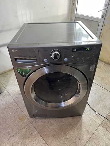 tab e: Paltaryuyan maşın LG, 10 kq-dan çox, İşlənmiş, Avtomat, Qurutma var, Kredit yoxdur, Ünvandan götürmə