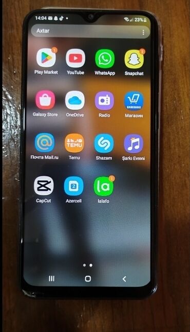 Samsung: Samsung A20, 32 GB, Barmaq izi