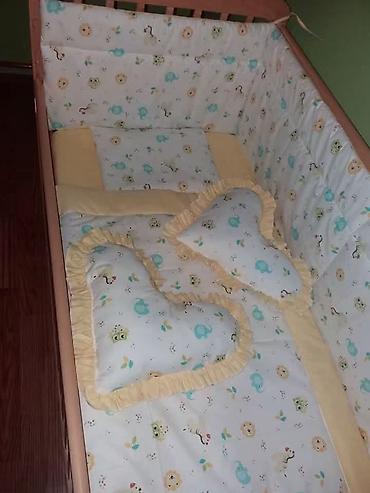 Ostale dečije stvari: Komplet posteljina koja sadrzi,TROSTRANU ogradicu koja pokriva1 — 15