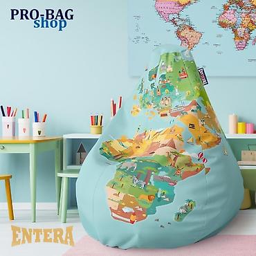 ikea nocni ormaric: Lazy Bag – Mapa sveta, ilustrovane znamenitosti država (šifra — 1