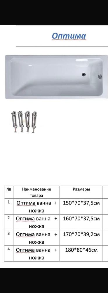Ванны: Ванны чугун металл акрил размеры металлических ванн от 1.05 до 1.70 в — 7