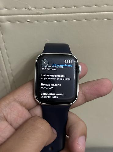 Apple Watch: Apple watch 6 44mm 
32gb акб77
Цена окончательная — 3