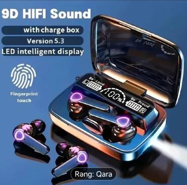 Qulaqcıqlar: Yeni Simsiz (Bluetooth) Qulaqcıqlar, rəng - Qara — 11