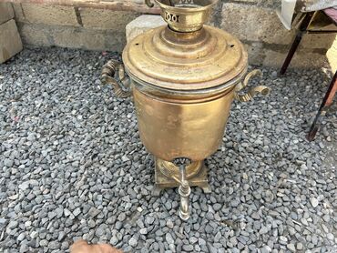 yeni ile aid şekiller: İşlənmiş Od Samovar, 10 l, Ünvandan götürmə