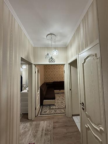 105: 3 комнаты, 62 м², Аламедин-1 мкр 105 серия, 1 этаж, Евроремонт — 2