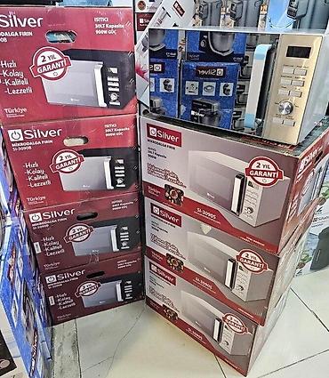 Микроволновки: Mikrodalğalı soba Mikrodalğalı soba Silver Model SL-3090S Türk — 2