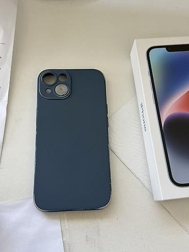 Apple iPhone: IPhone 14, 128 GB, Mavi, Face ID, Sənədlərlə — 11
