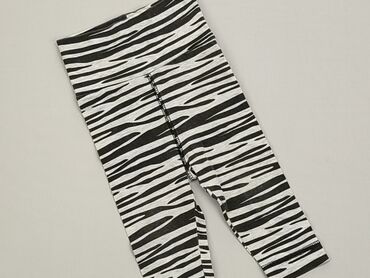 Spodnie: Spodnie H&M, 3-6 m, wzrost - 68 cm., stan - Idealny, wzór - Linia, kolor - Czarny