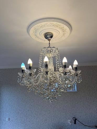 ucuz cilciraqlar: Çılçıraq, 10 və daha çox lampa, Xrustal — 7