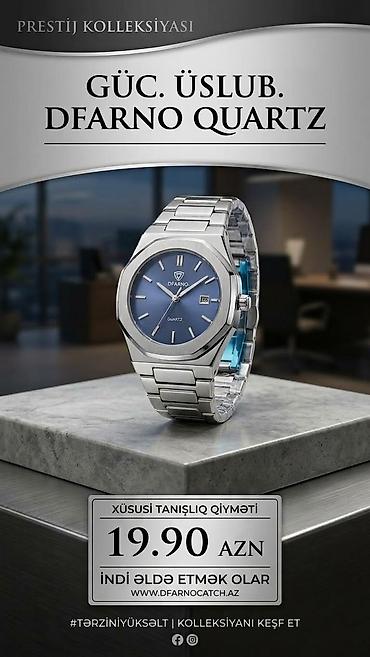 saat romanson: DFARNO Quartz – Prestij Kolleksiyası - Kvarç mexanizm: dəqiq və — 1