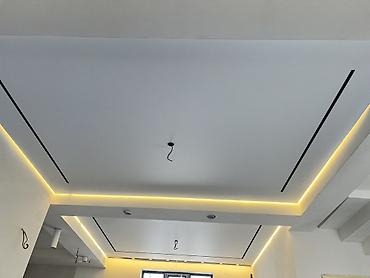 Курулуш жана оңдоо кызматтары: Натяжные потолки с встроенной LED‑подсветкой и теневыми/линейными — 1