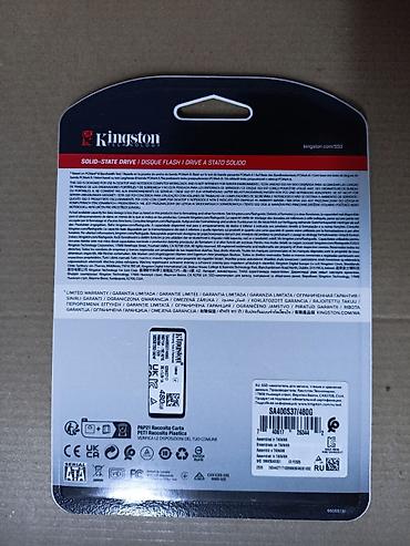 Комплектующие для ПК: Накопитель для ПК, Новый, Kingston, SSD, 512 ГБ, 2.5", Для ПК — 3