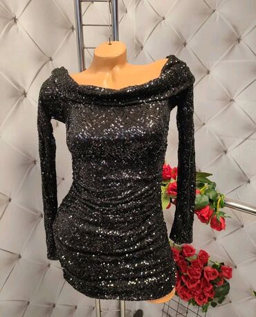 Haljine: One size, bоја - Srebrna, Koktel, klub, Dugih rukava na lalafo.rs — 2 Haljine: One size, bоја - Srebrna, Koktel, klub, Dugih rukava — 2